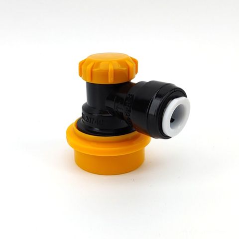 1. Коннектор жидкостный Ball Lock с фитингом Duotight 8 мм